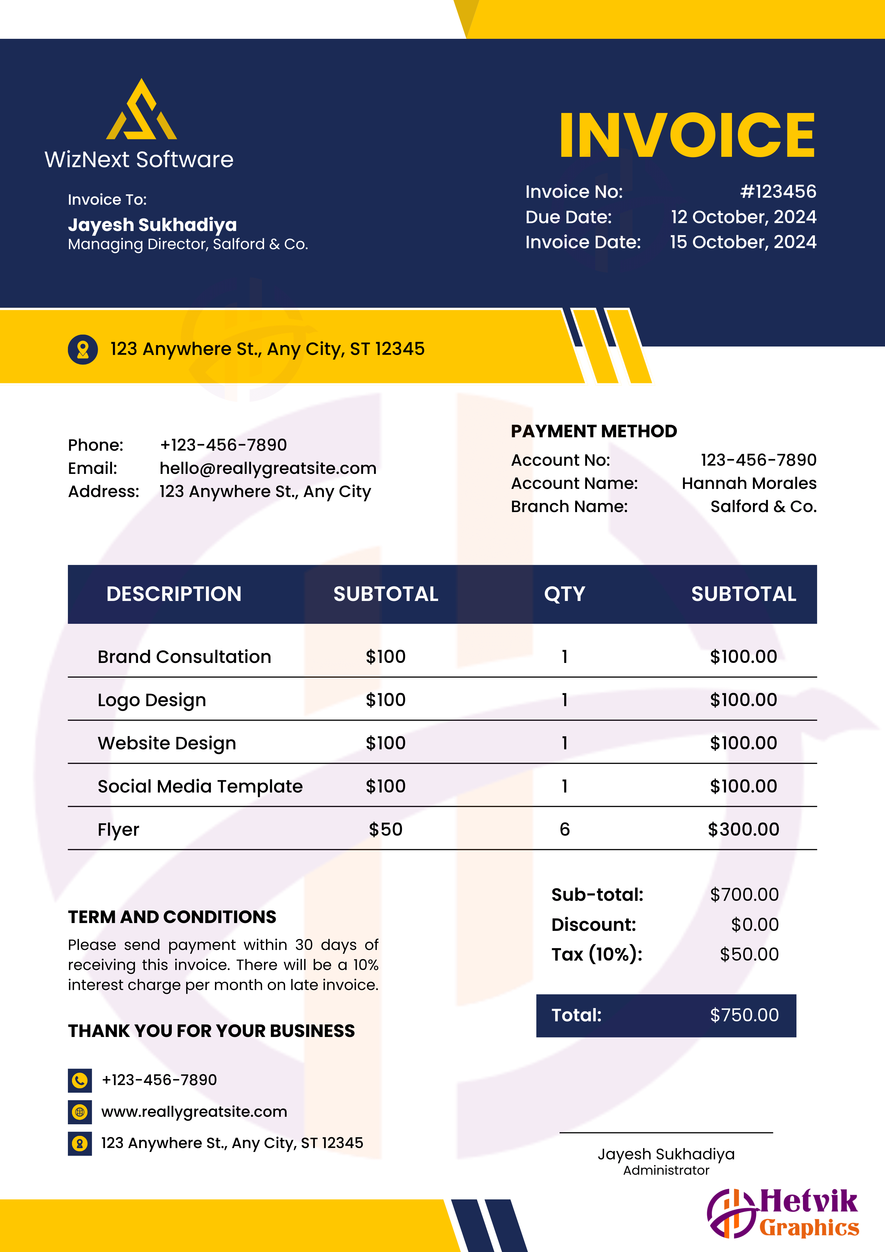 Professional Multi-Format GST Bill Book for Small and Medium Businesses | Hetvik Graphics
