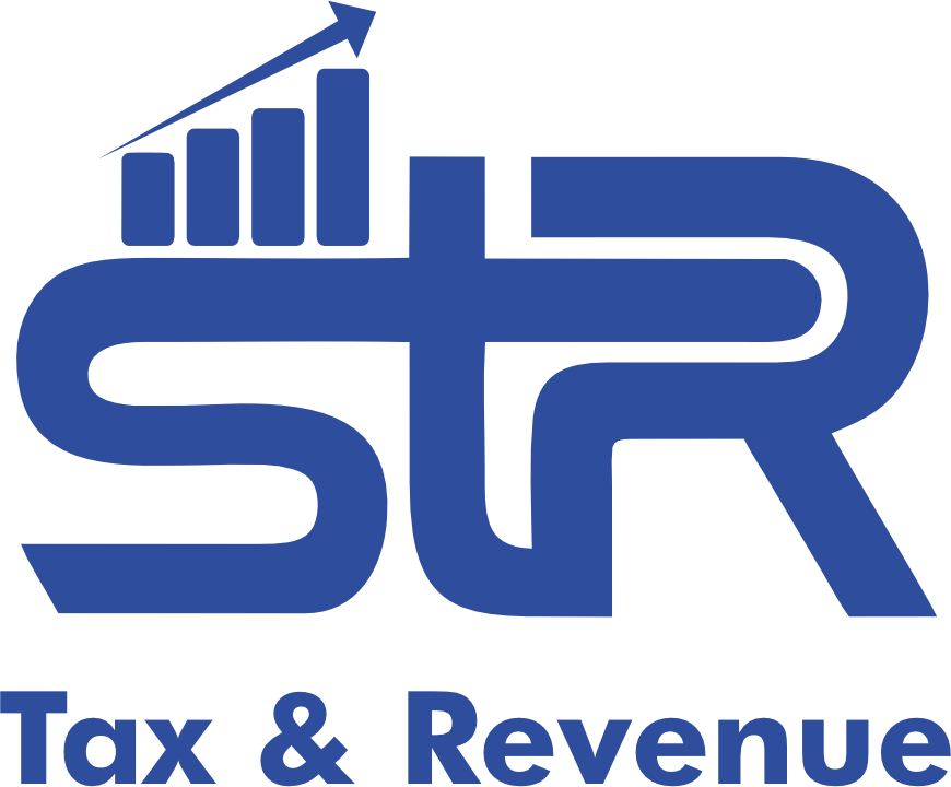 STR Tax & Revenue Logo Design by Hetvik Graphics | Modern Finance Branding