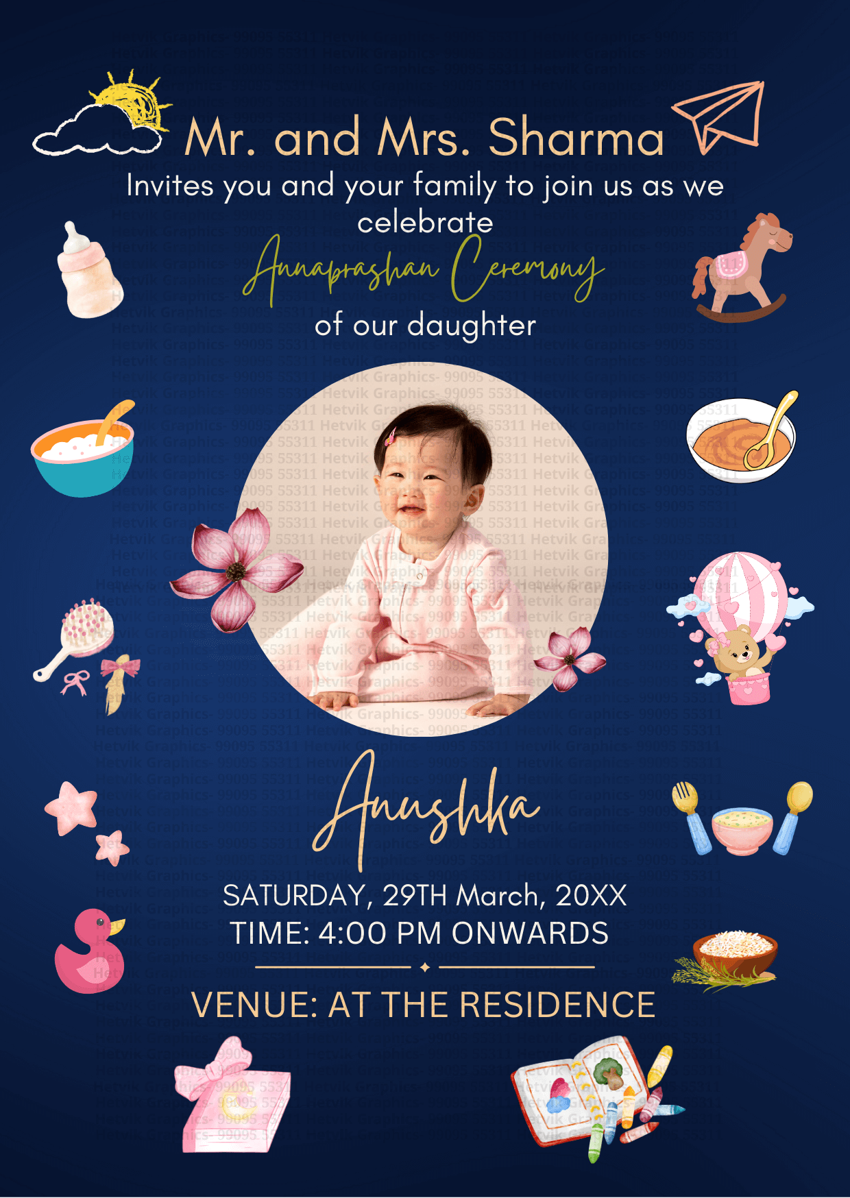 Custom Birthday Cards by Hetvik Graphics - Surat 09