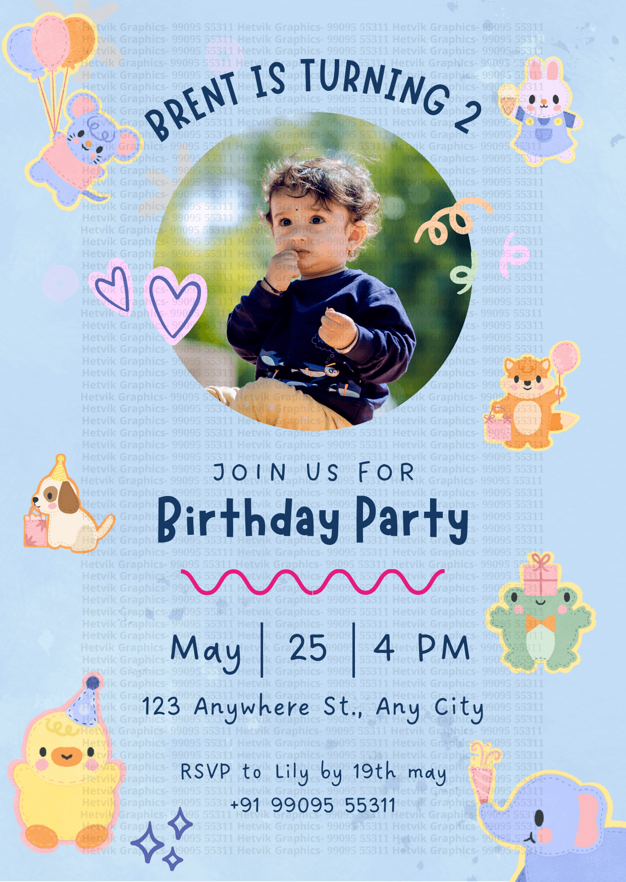 Custom Birthday Cards by Hetvik Graphics - Surat 10