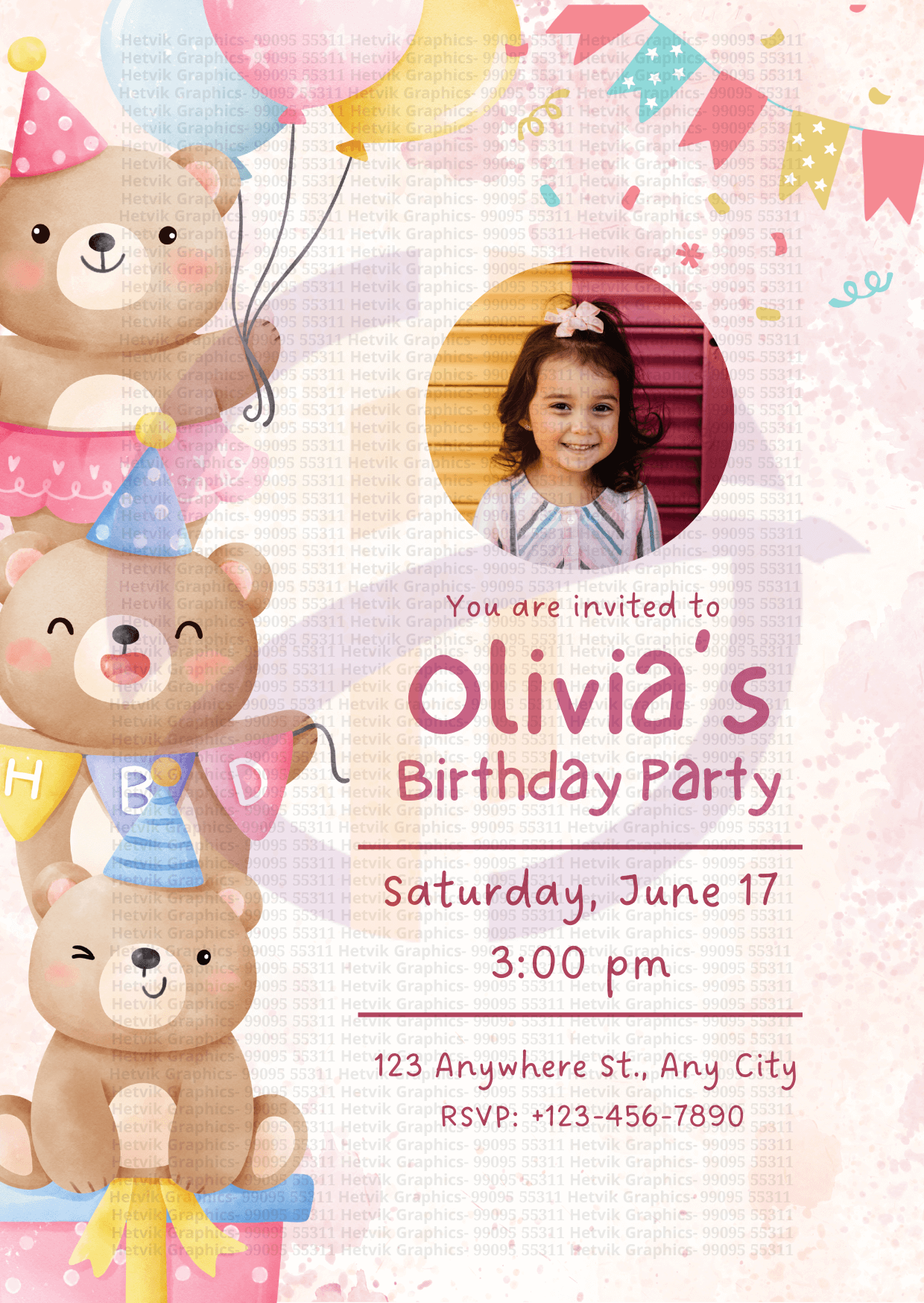 Custom Birthday Cards by Hetvik Graphics - Surat 17