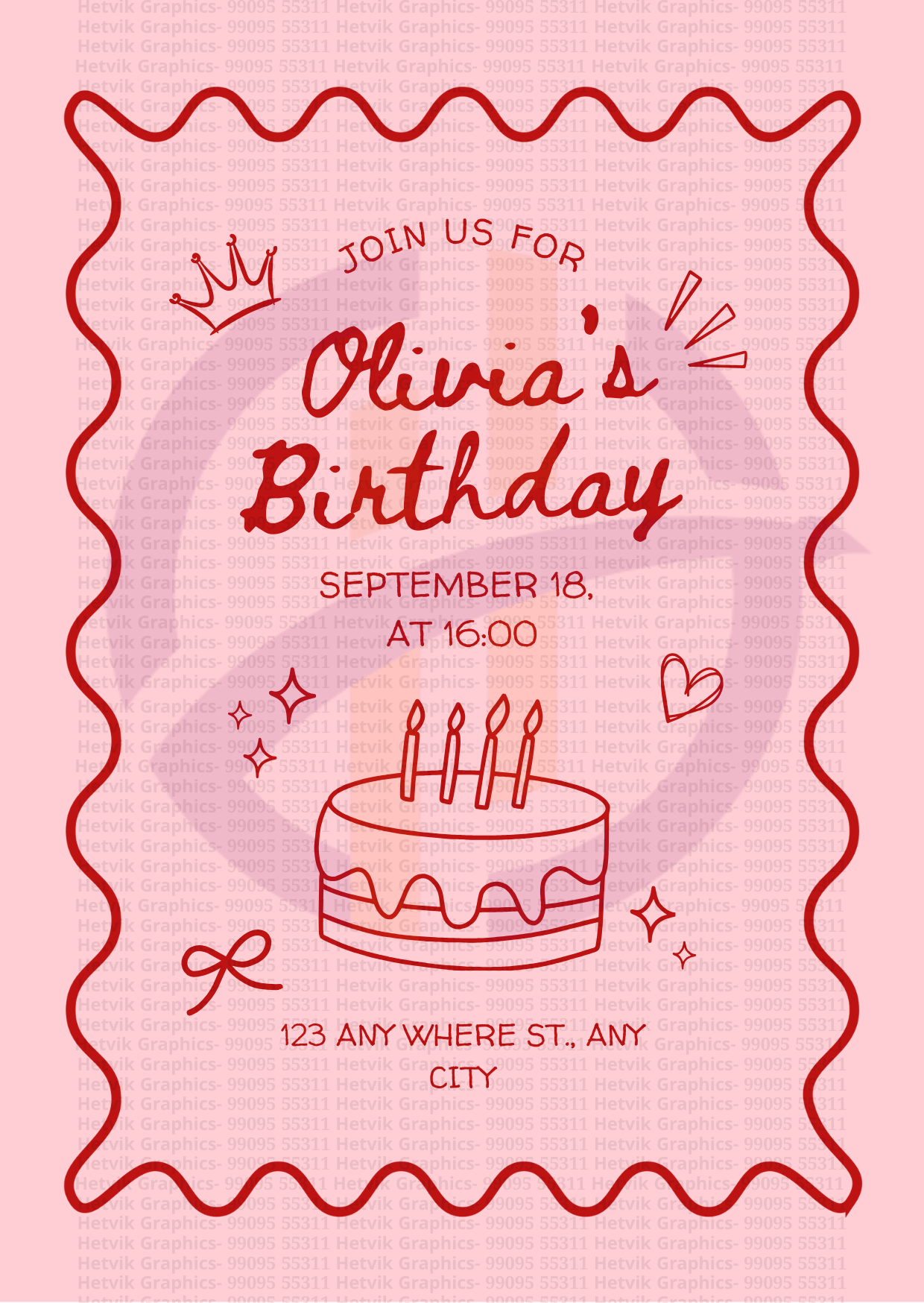 Custom Birthday Cards by Hetvik Graphics - Surat 22