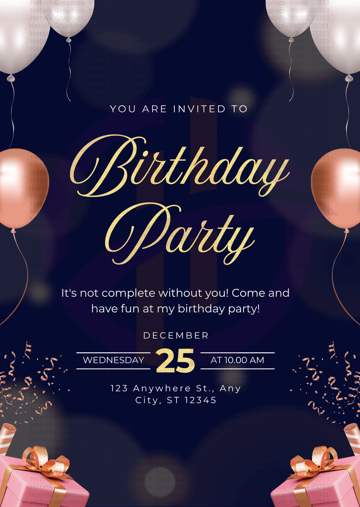 Custom Birthday Cards by Hetvik Graphics - Surat 30