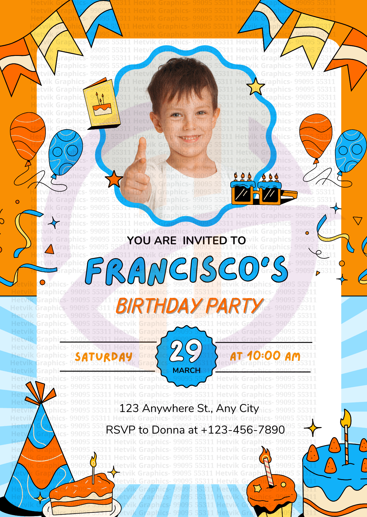 Custom Birthday Cards by Hetvik Graphics - Surat 37