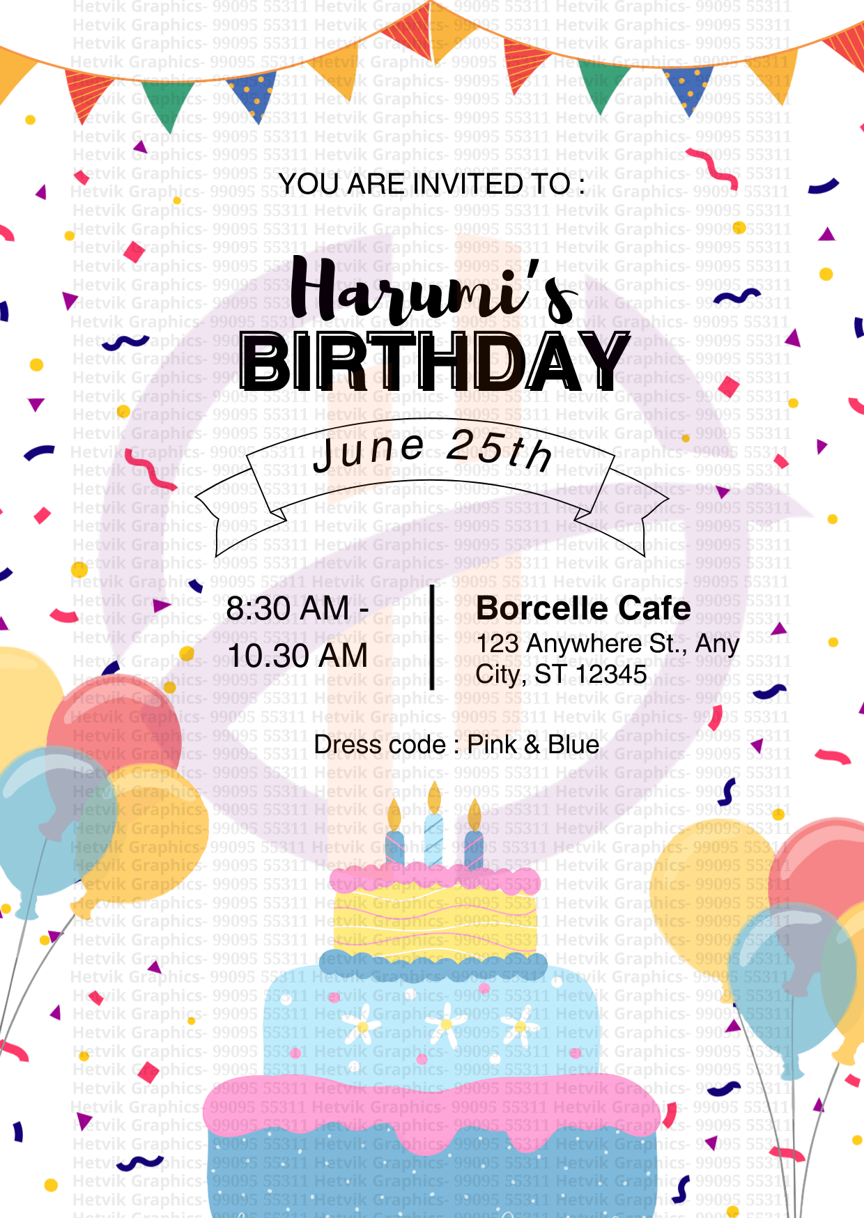 Custom Birthday Cards by Hetvik Graphics - Surat 39